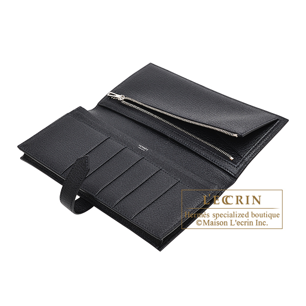 エルメス ベアンスフレ ブラック シェブルミゾル シルバー金具