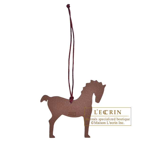 エルメス プティアッシュ ウマ ピンク/ ブラウン レザー | エルメス