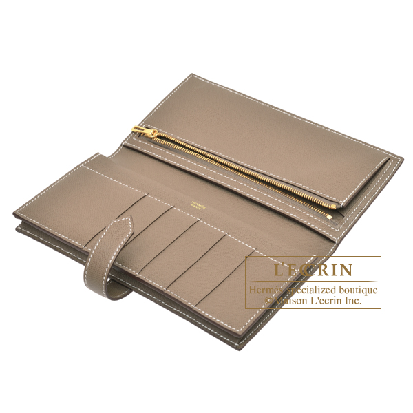 エルメス ベアンスフレ エトゥープ マダム ゴールド金具 | エルメス