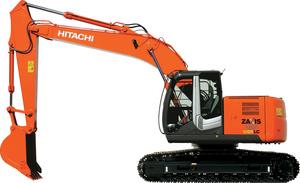 Hitachi ZX 225 USRLC-3 excavator specs & dimensions (2007 - 2013