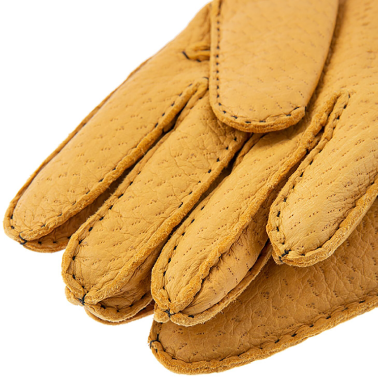 極美品◇DENTS デンツ ペッカリー アンライニング レザーグローブ 手袋