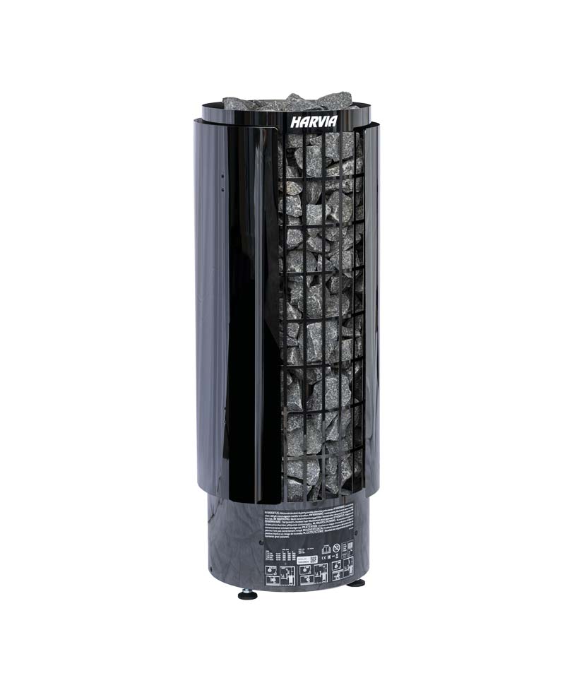 Harvia Cilindro Safety Shield Protective Sheath Black Steel