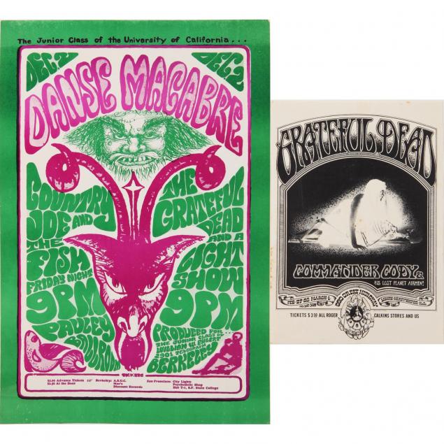 Grateful Dead 1960's Poster and Handbill (Lot 4 - Collection of