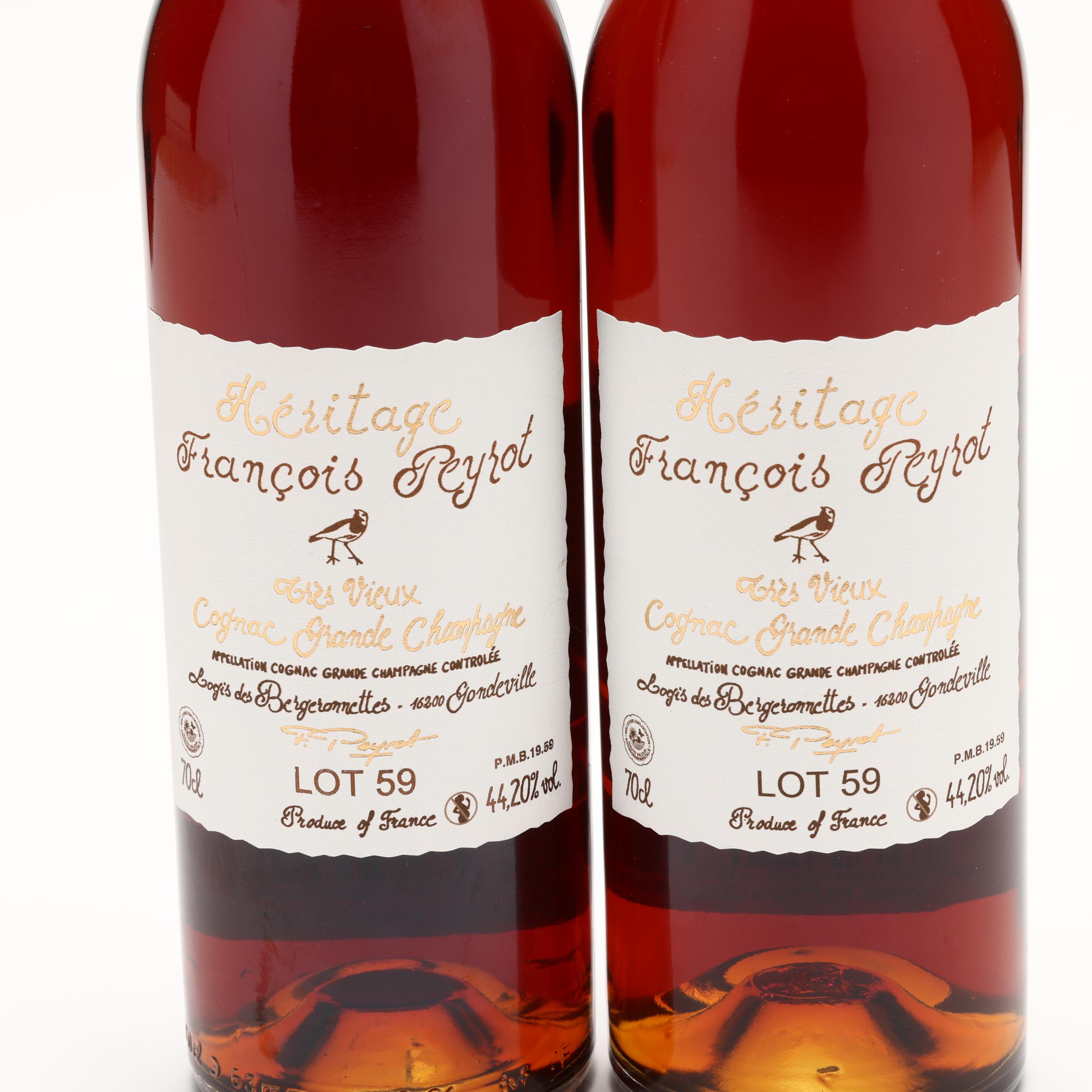 Francois Peyrot Heritage Lot 59 Cognac (Lot 6056 - Rare Spirits