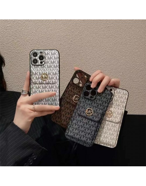 iPhone 15 Pro用 MICHAEL KORS ハードケース Black iPhone15 マイケル