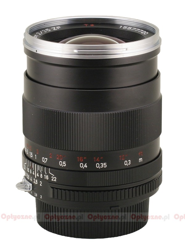 Carl Zeiss Distagon T* 35 mm f/2 ZF/ZK/ZS/ZE - LensTip.com