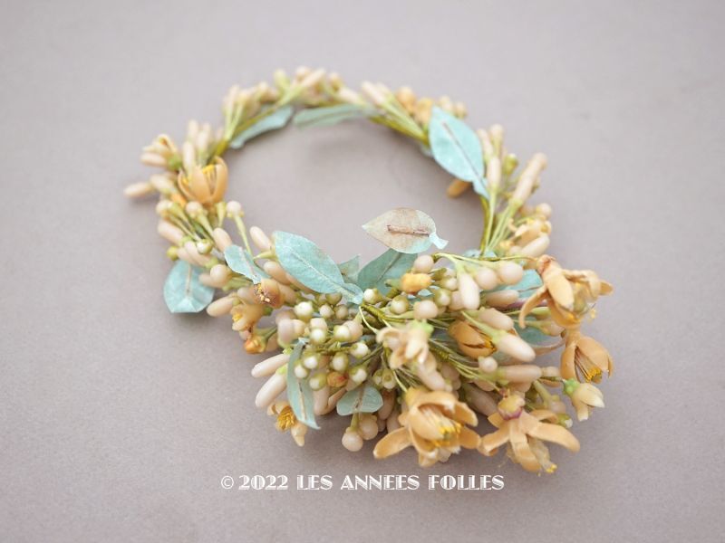 SALE❗️お花いっぱい ワックスフラワー ティアラ アンティーク