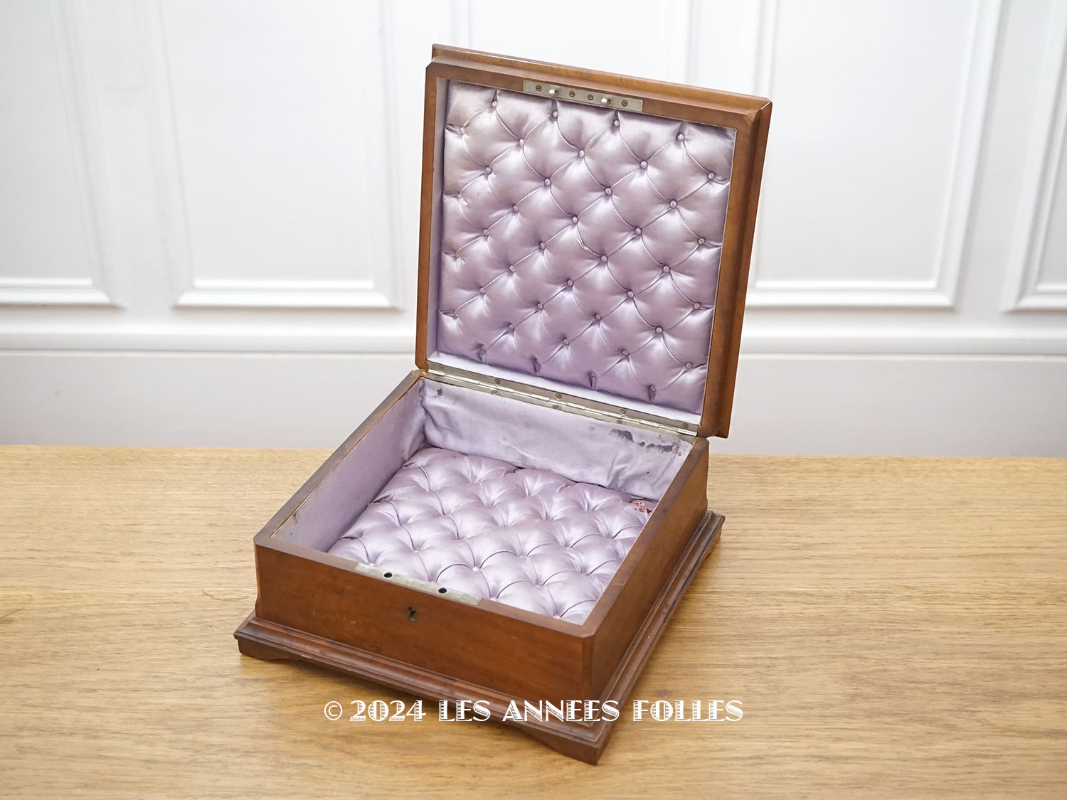 フランス アンティーク ヴィンテージ ジュエリーケース バラ