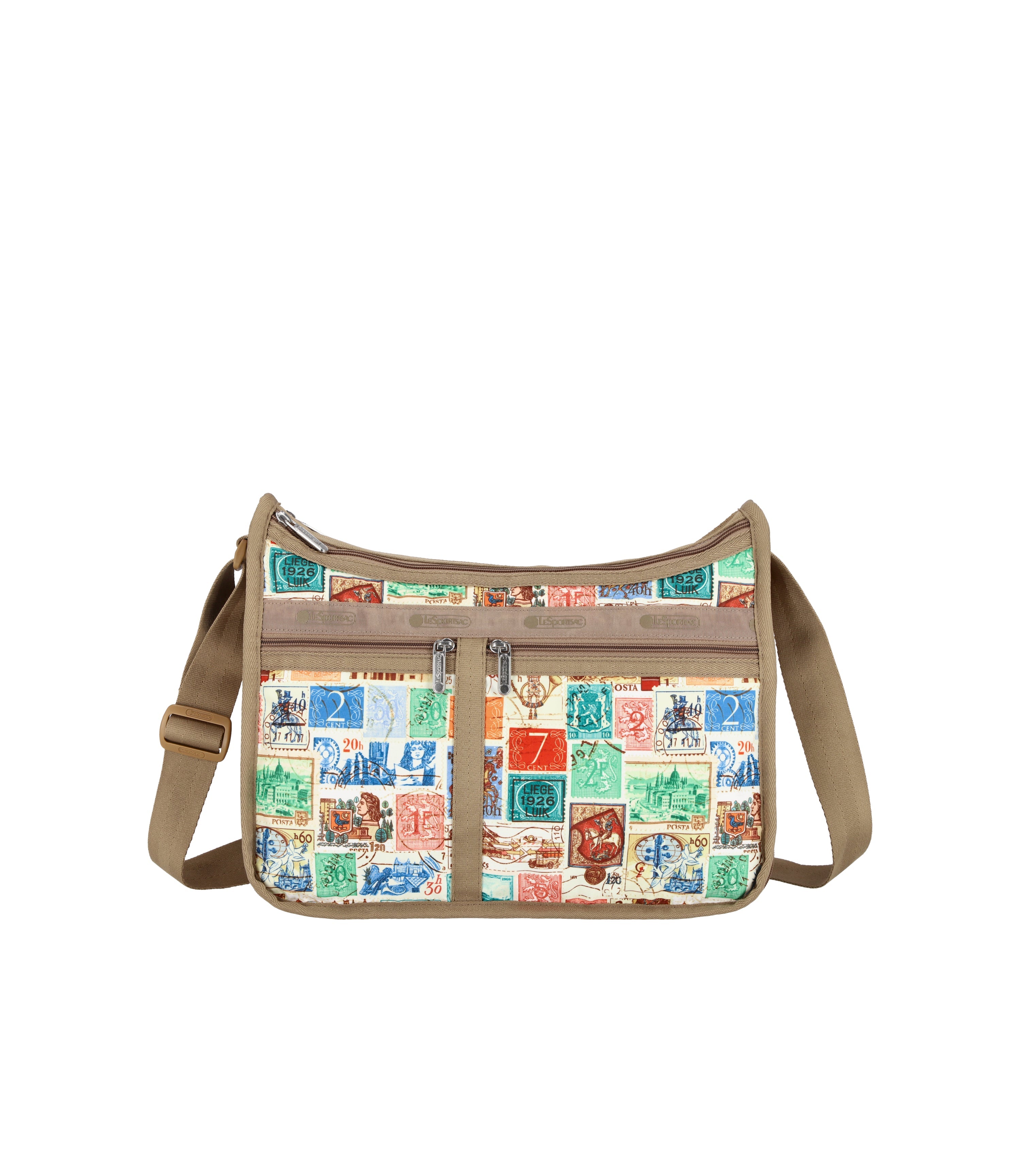 Deluxe Everyday Bag - Postage Brown print – LeSportsac