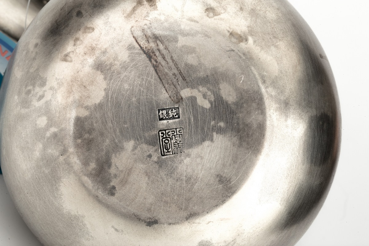 尚美堂製稻熟豐登銀壺仕宏拍賣