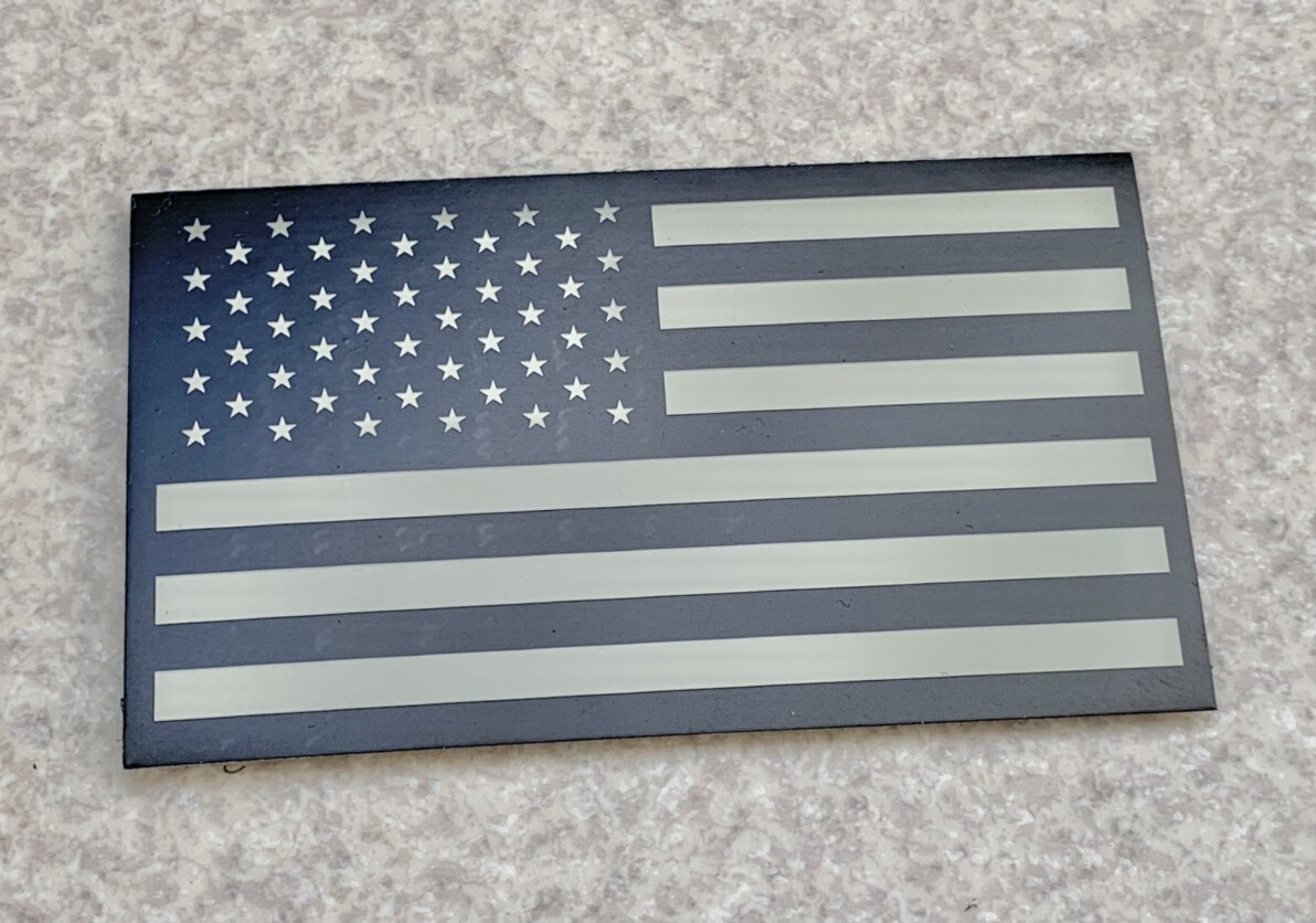 米軍実物 アメリカ国旗 IRパッチ KHAKI NOMAL ワッペン