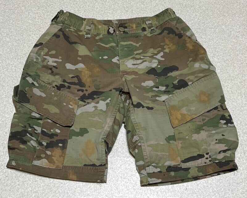 米軍実物,米陸軍 ARMY スコーピオン マルチカムショートパンツ 28