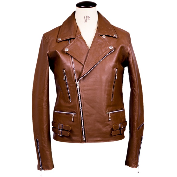 Horn Works 本革 UKダブルライダースジャケット レディース ホーン