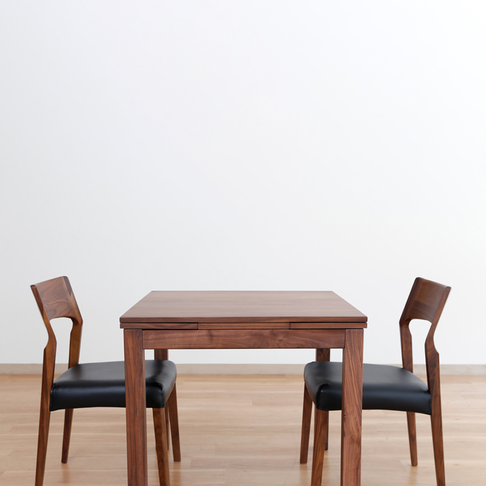 H&O テーブル 木製 金属製 組立 ウォールナット 新古品 H&O SCウィング