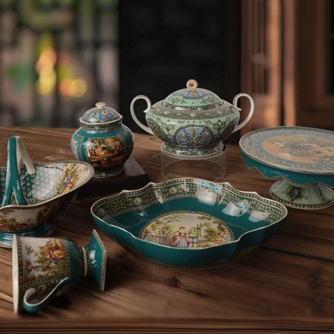 チェコ かわいらしい 小皿 4枚セット 古道具 アンティーク チェコ