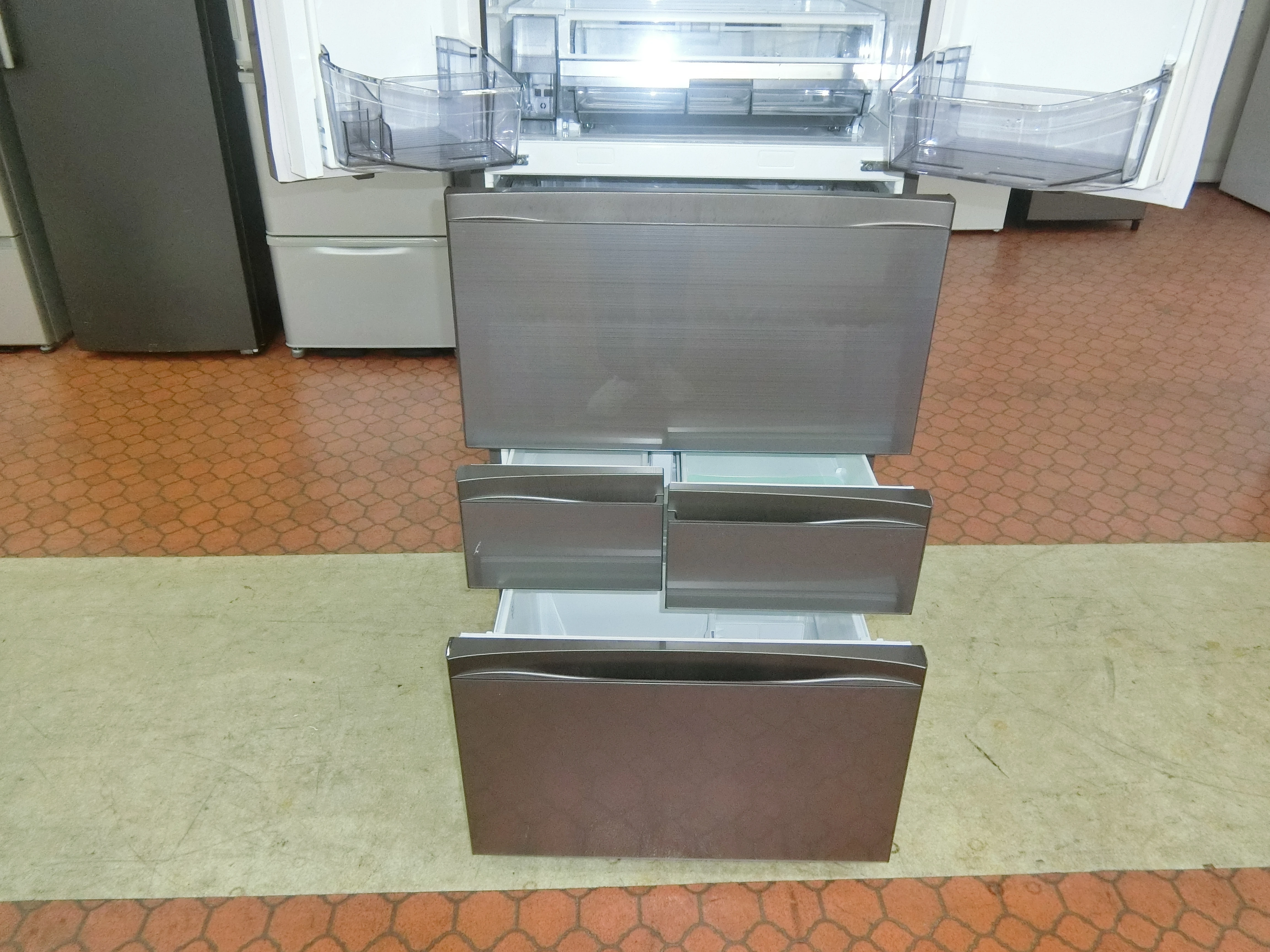 試験済・清掃済】TOSHIBA GR-S510FZ 冷蔵庫 508L B47 試験済・清掃済