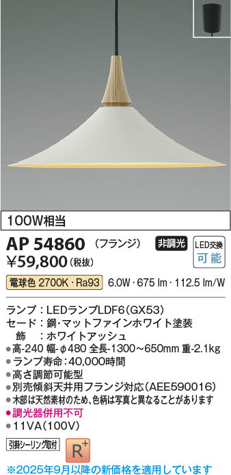 Koizumi コイズミ照明 LEDペンダント AP54860 | 商品紹介 | 照明器具の