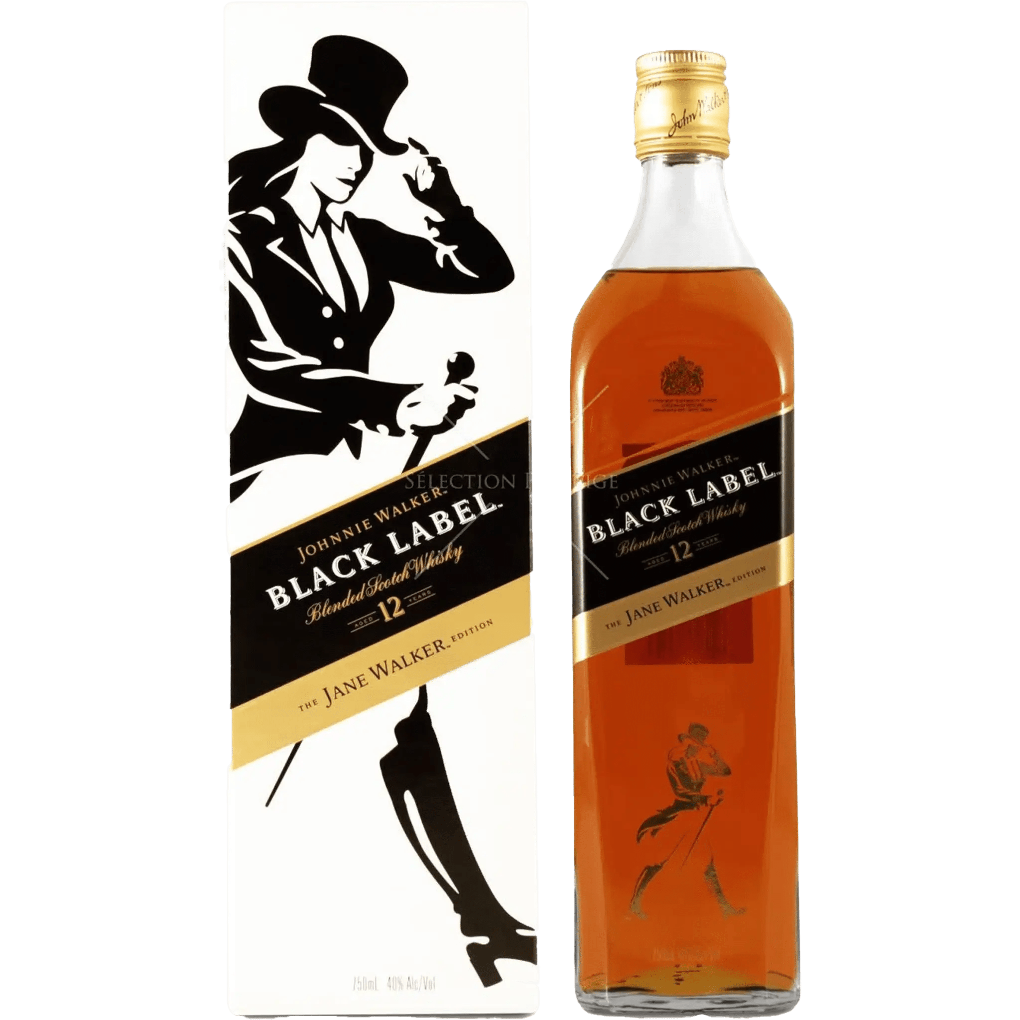 Jane Walker Black Label 12 Year Blended Scotch Whisky 750ml