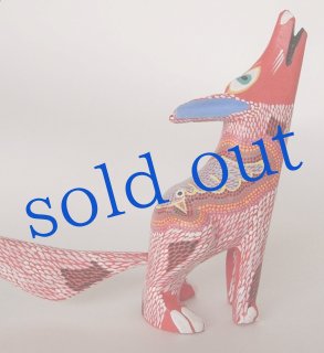 オアハカ・木彫り人形-アレブリヘ-ネズミ・-中南米と世界の輸入雑貨