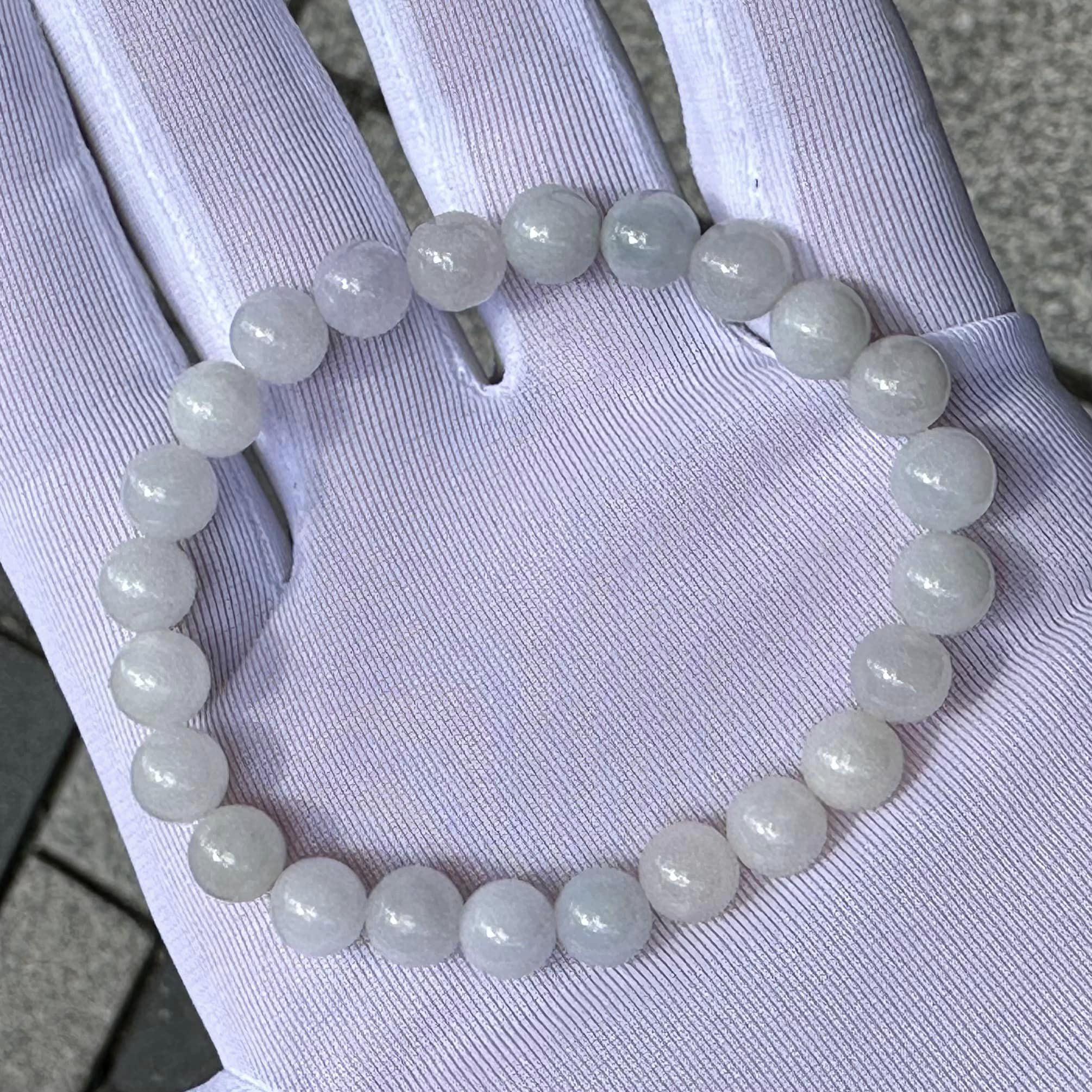 ラベンダー翡翠 ミャンマー産 天然物 ジェダイド 希少 ラベンダー