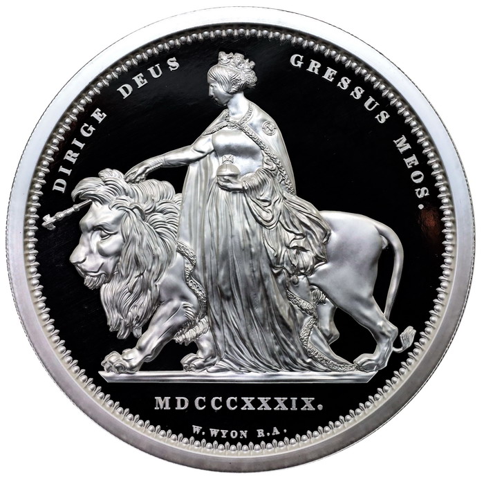 英国オルダニー 2019年銘 超重量1kg 100ポンド純銀貨エリザベス2世