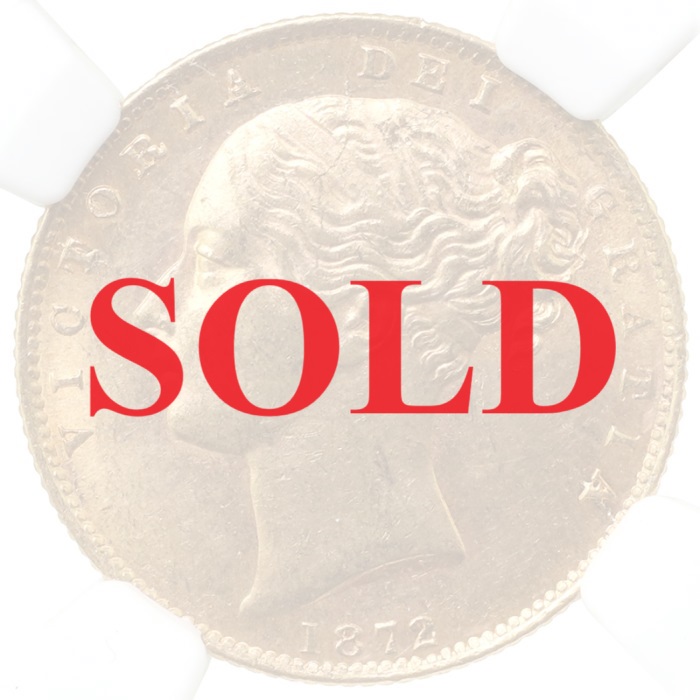 イギリス 1872年銘 ソブリン金貨 ヴィクトリア ビクトリア Victoria