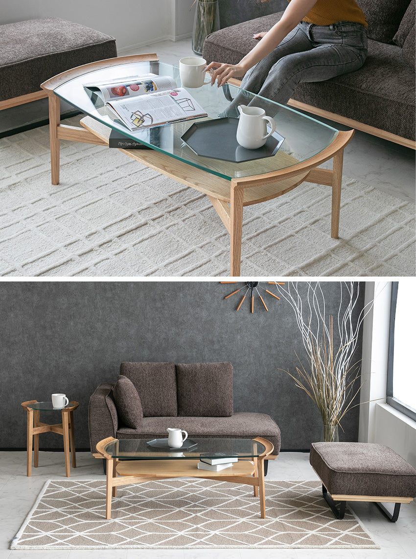 楕円形ガラステーブル ガラステーブル センターテーブル 楕円 オーバル