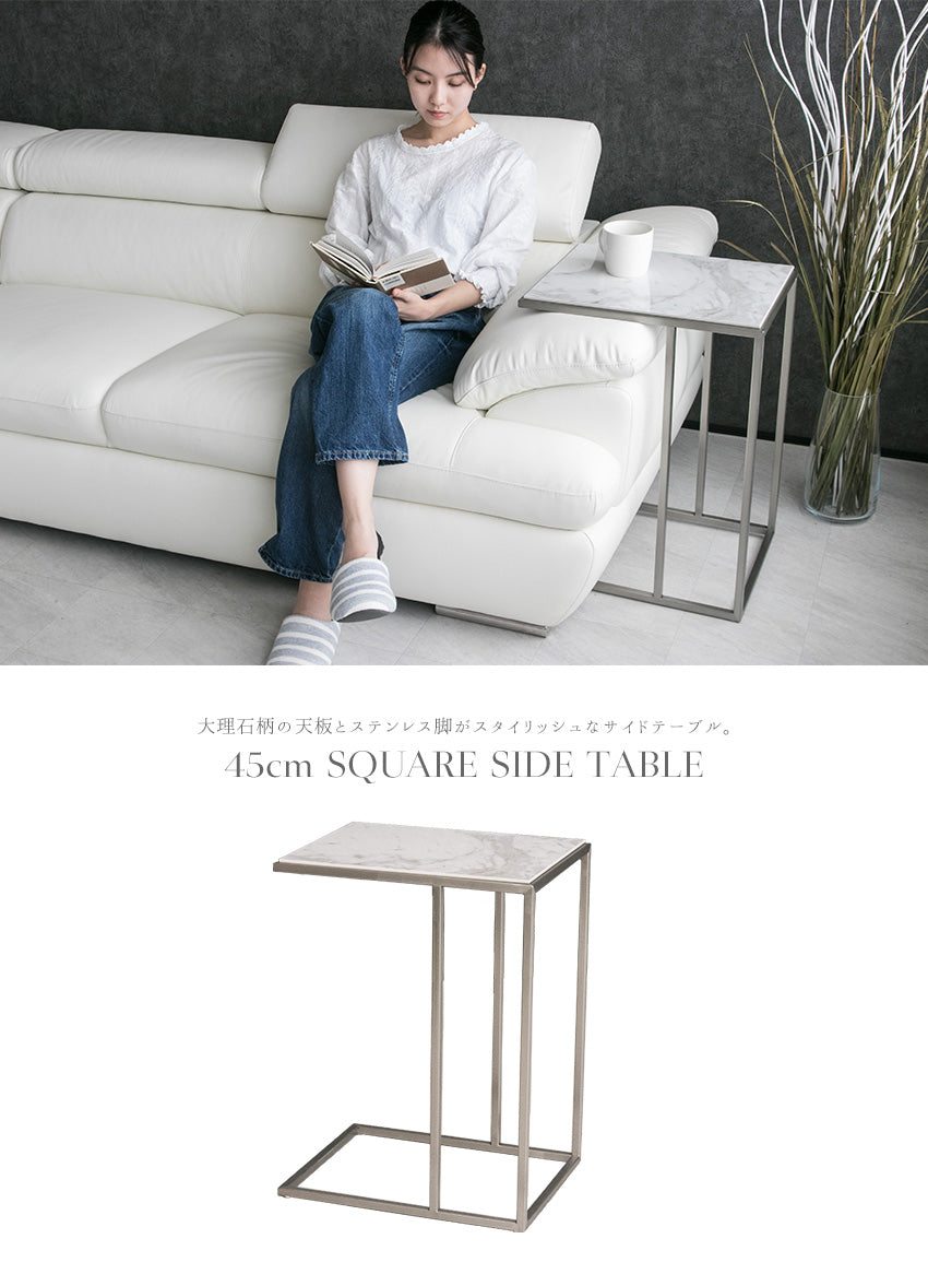 zara 大理石 ホワイト サイドテーブル Zara Home／サイドテーブル