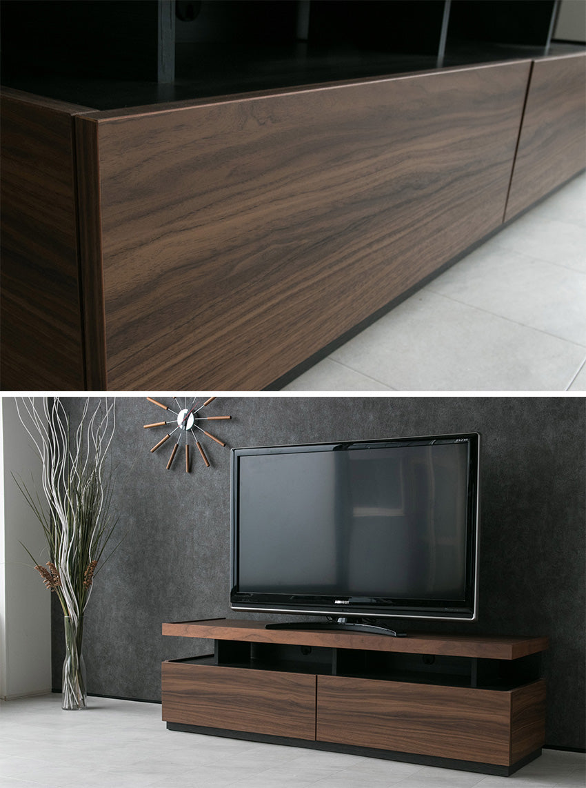 lushroom テレビボード 日本製 引き出し 収納 テレビ台 ローボード