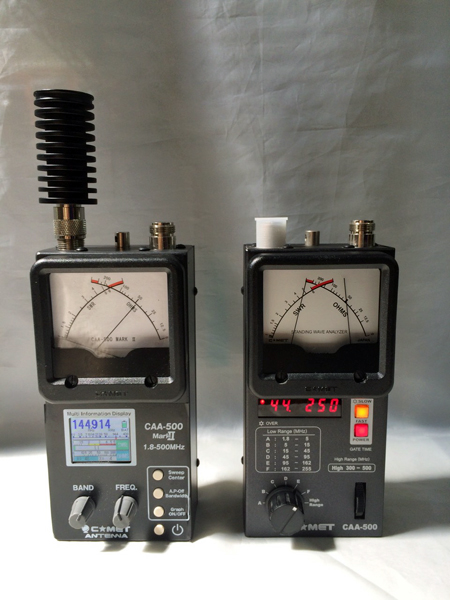 アンテナアナライザーCAA-500II SWRメーター 1.8-500MHz COMET CAA-500
