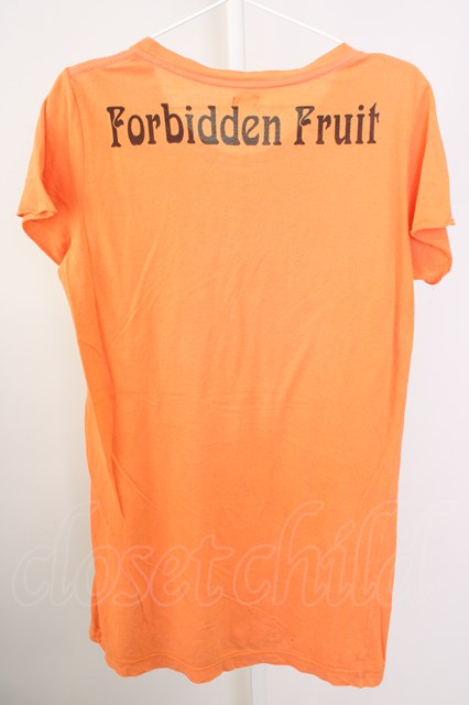 LGB / Tシャツ.カットソー.Forbidden Fruit 1 オレンジ T-24-09-13-014