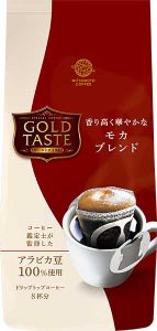 ゴールドテイスト ドリップトップ 香り高く華やかなモカブレンド 8杯