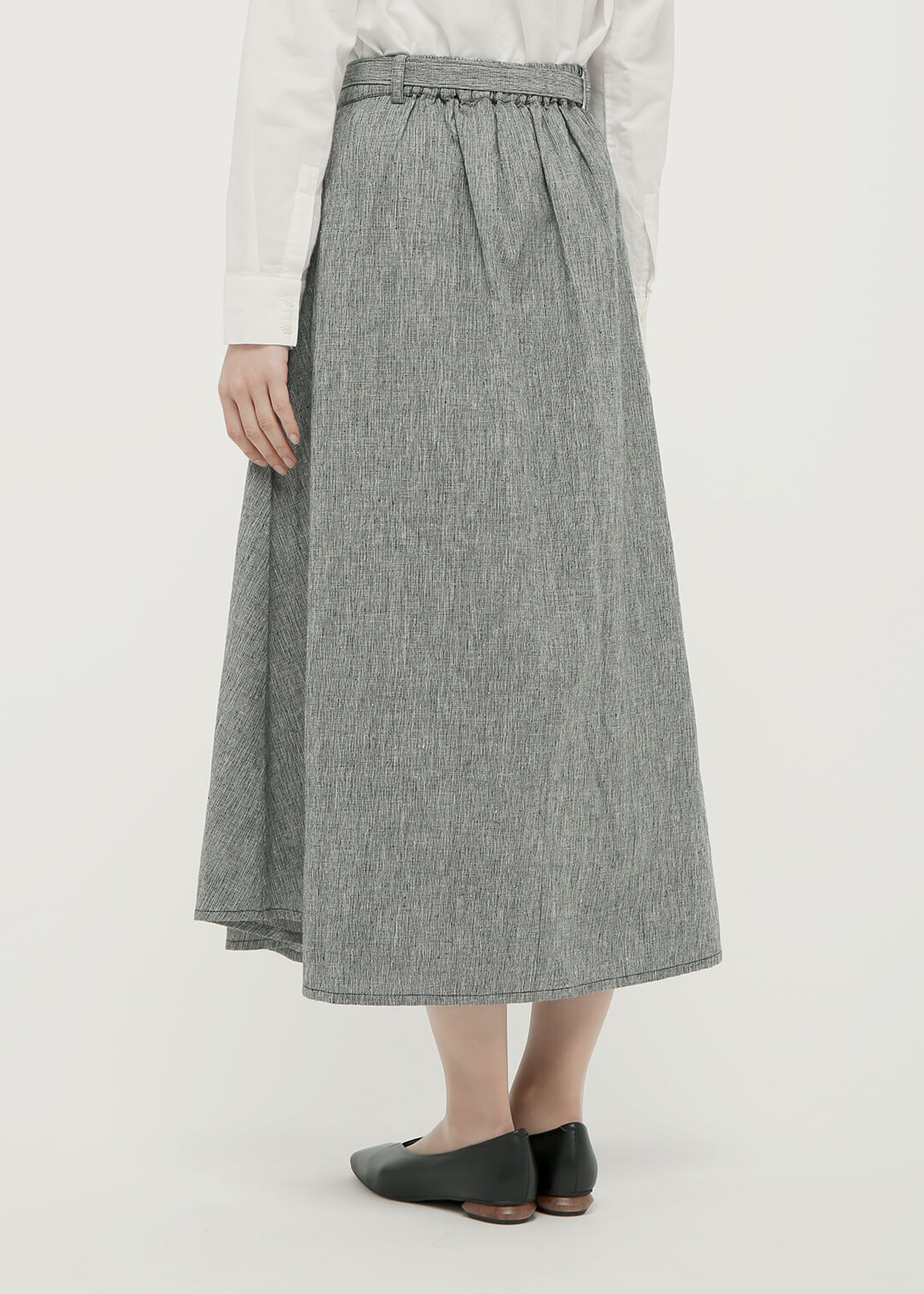 Summer Oxford Front Button Flare SK – マザーハウス 公式サイト