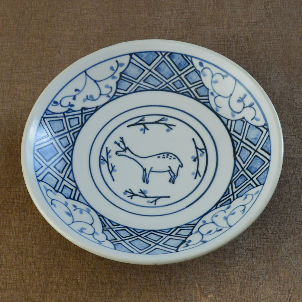 motif. 進藤 純子 / 5寸皿 鹿 RF