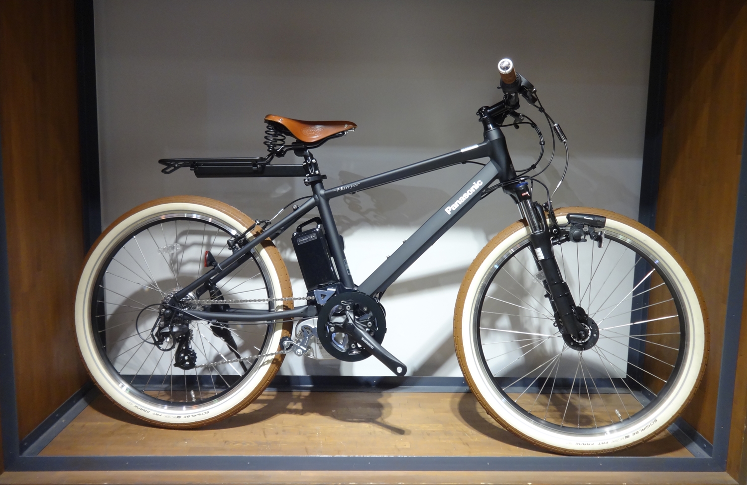 電動自転車 Panasonic Hurryer ゴールド 27 ハリヤ パナソニック