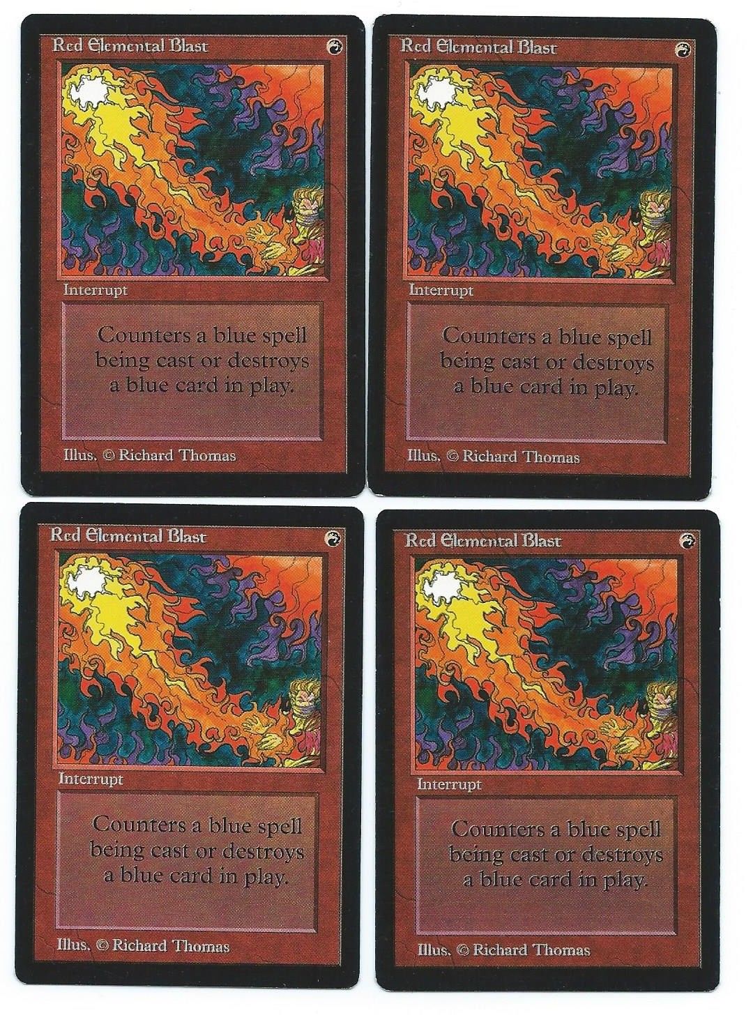 MTG 赤霊破/Red Elemental Blast β版 ベータ MTG 赤霊破/Red Elemental