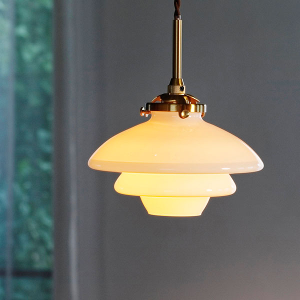 Linne リネー ペンダントライト アンバー ホワイト 【LED電球付