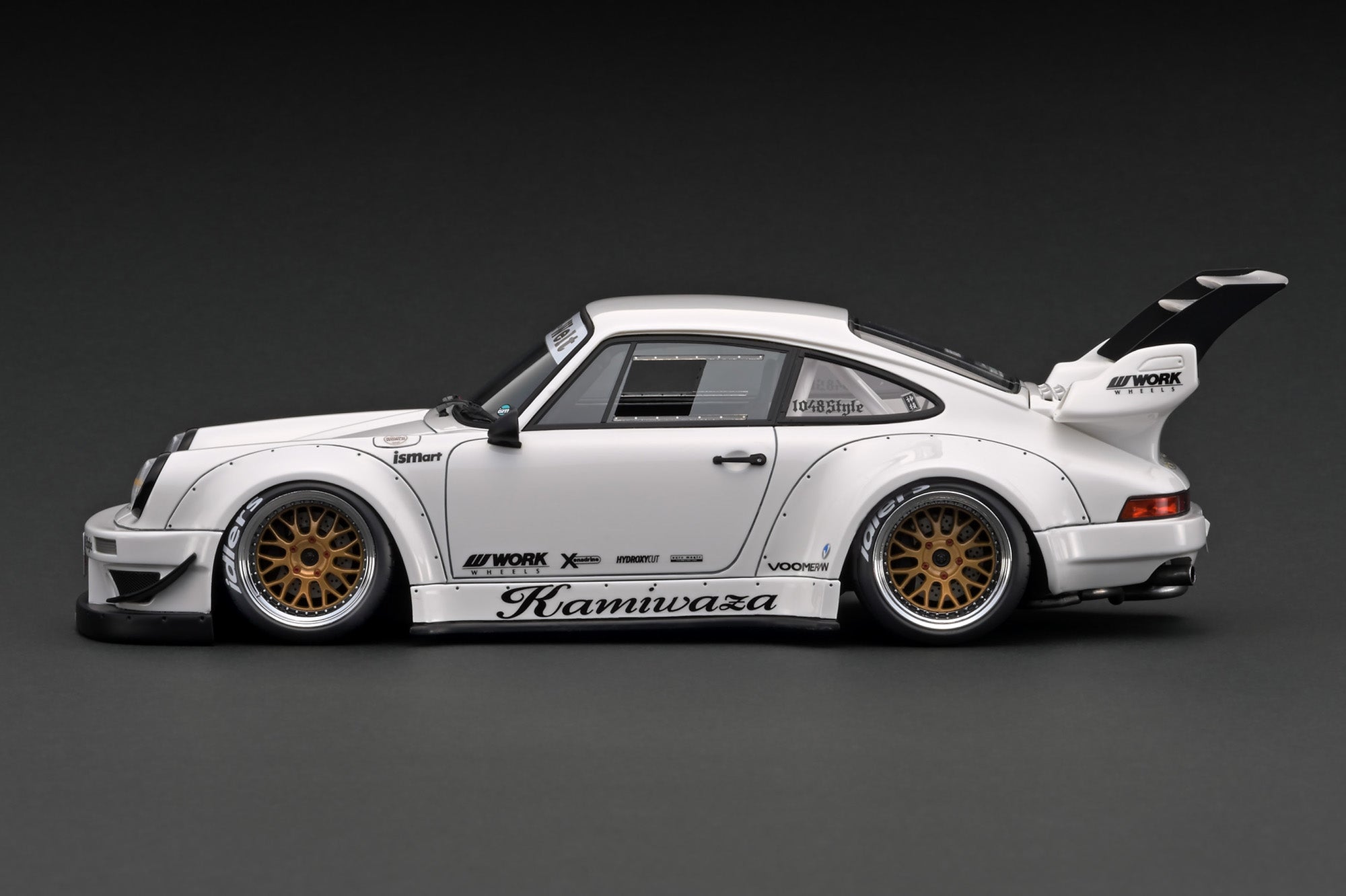 Ignition Model 1:18 Porsche 930 RWB in White – Model Cars Houston