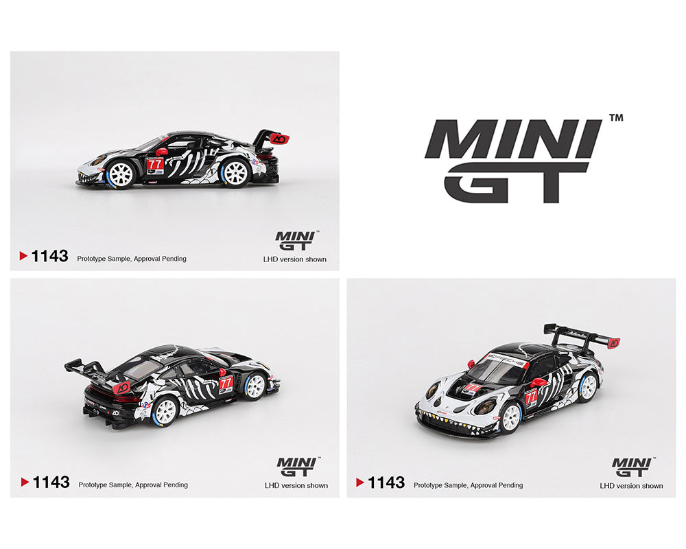 PREORDER* MINI GT 1:64 Porsche 911 GT3 R #77 AO Racing 2024 IMSA
