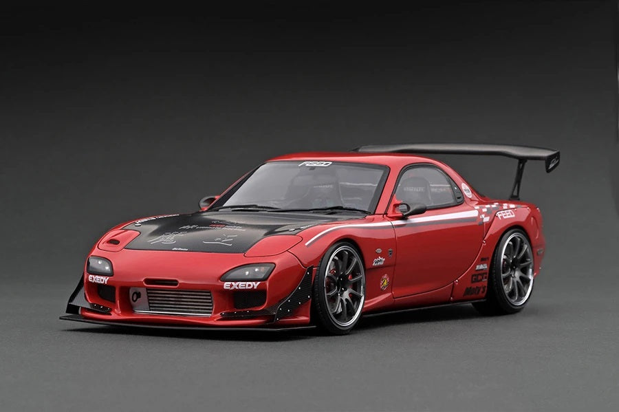 Ignition Model 1:18 Mazda FEED RX-7 (FD3S) 魔王 Red – Model Cars