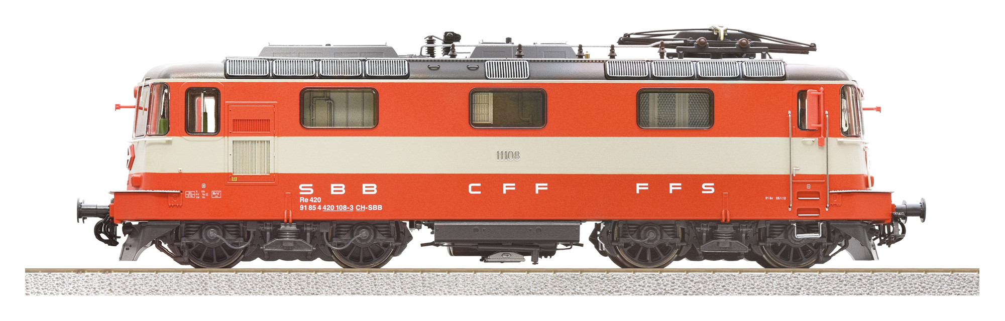 Roco 7510002 鉄道ゲージ H0 電気機関車シリーズ 4/4 II 11108 SBB の