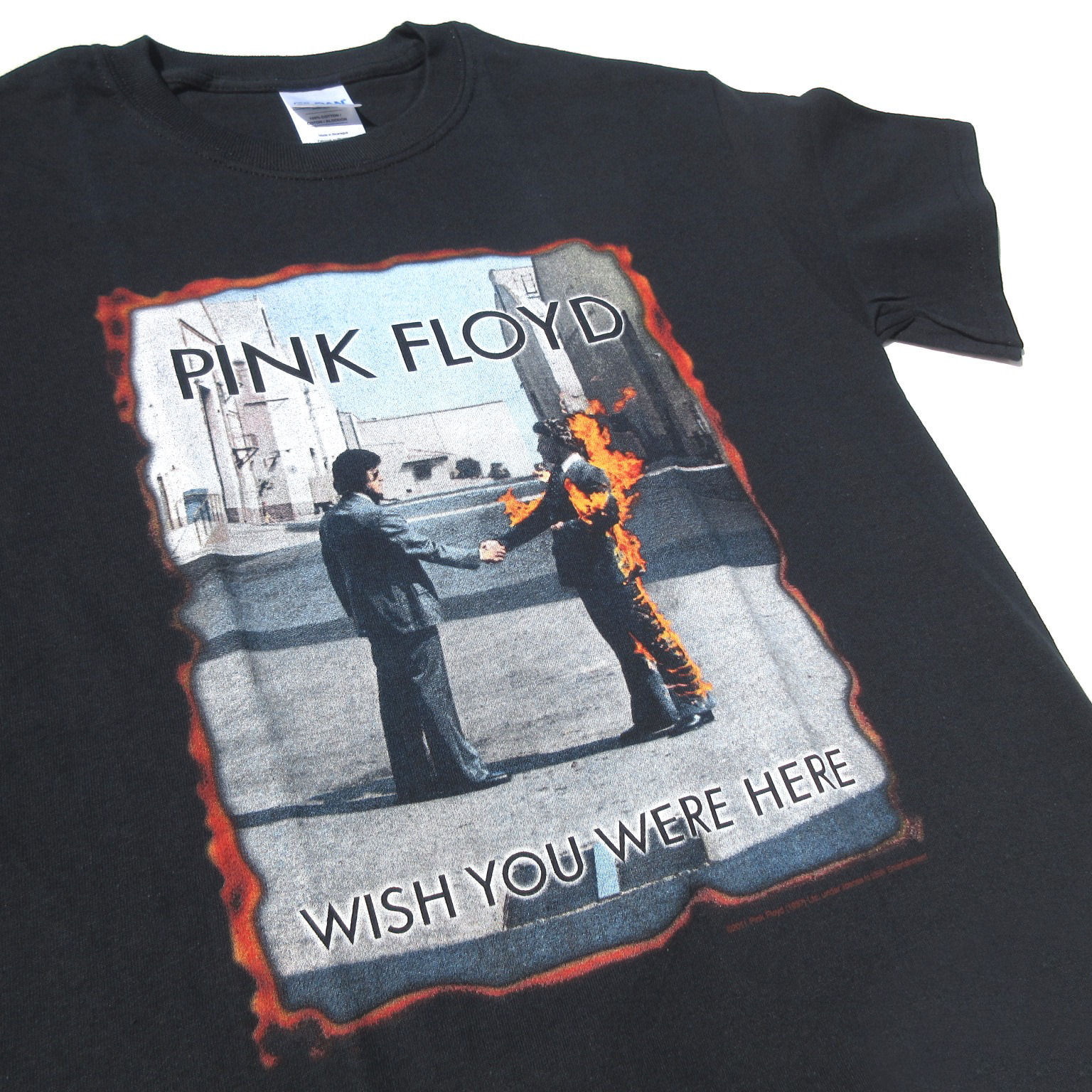 PINK FLOYD,ピンク・フロイド,炎,wish you were here,FIRE, バンドT