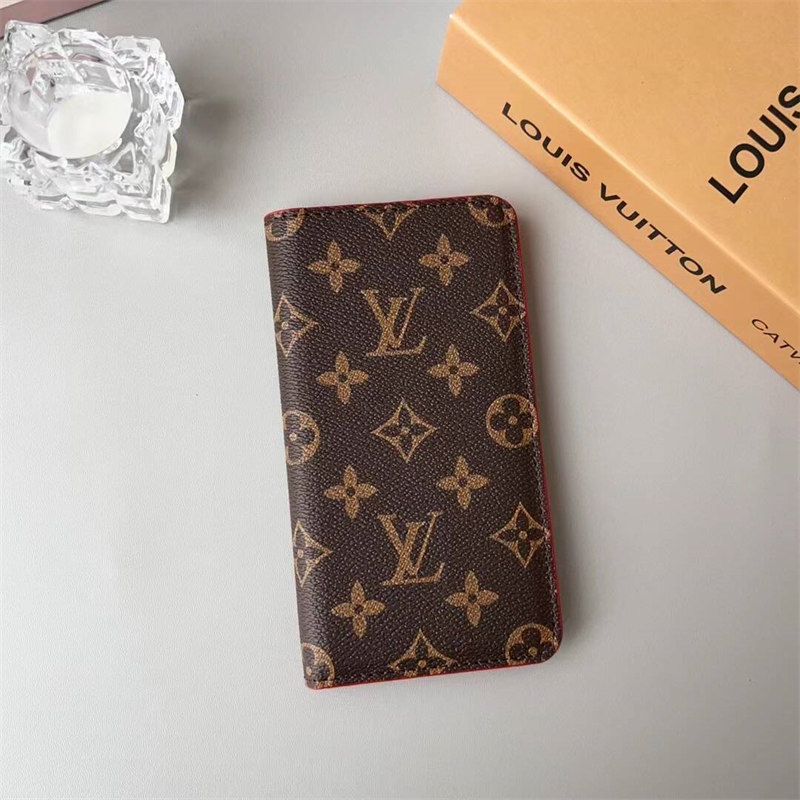 Louis Vuitton 手帳型iPhone14 ケース ブラウン Louis Vuitton 手帳型