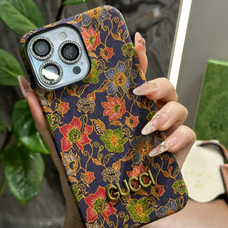 鑑定済み GUCCI 花柄 ケース gucci iphone17 ケース 花柄 グッチ アイ