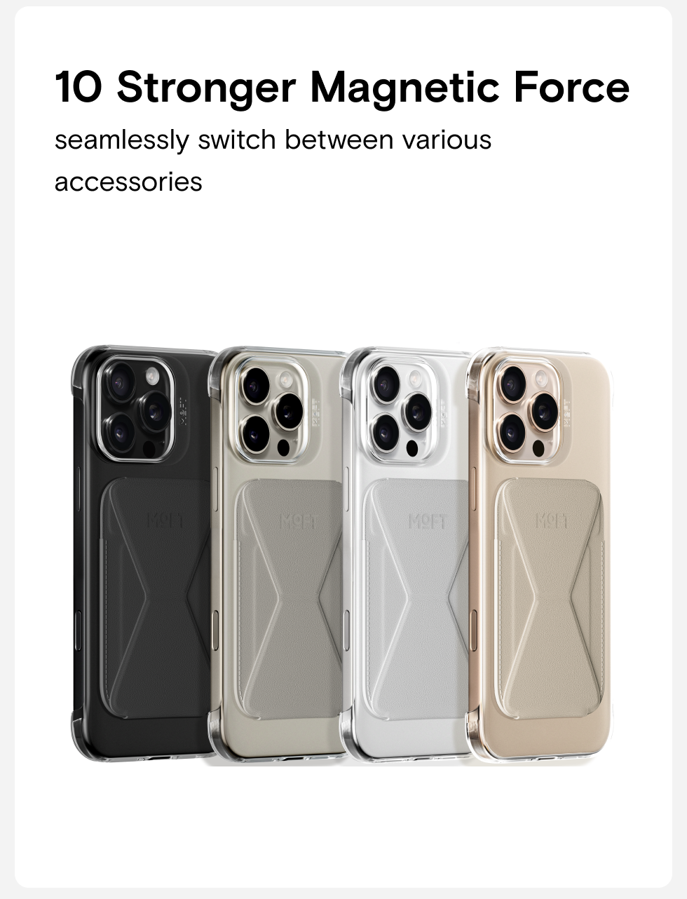 Clear iPhone Case | iPhone 16 Case with Strong MagSafe | MOFT – MOFT