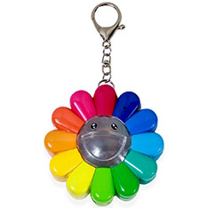 村上隆ゴールドサイン入り】flower go walk Rainbow 村上隆 Flower Go