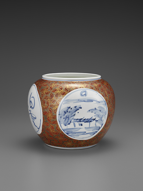 富本憲吉 土焼鉄描銅彩 湯呑 金継ぎ 富本憲吉 金襴手湯呑 田島美術店