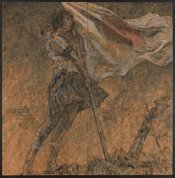 2005年】ガンダム展 ザク(戦争画 RETURNS 番外編)ポスター 会田誠 2005