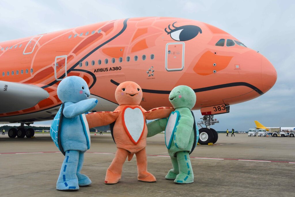 フライングホヌ✕3 コンプ約20cm フライングホヌ✕3色セット ／a380