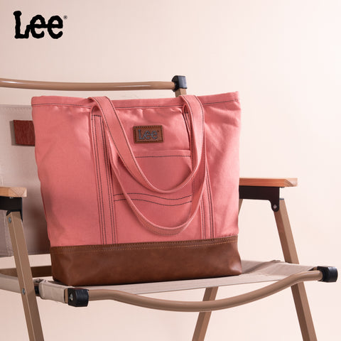 LEE29-229 LEE Large Denim Patchwork Canvas Tote Bag – MONTANA WEST